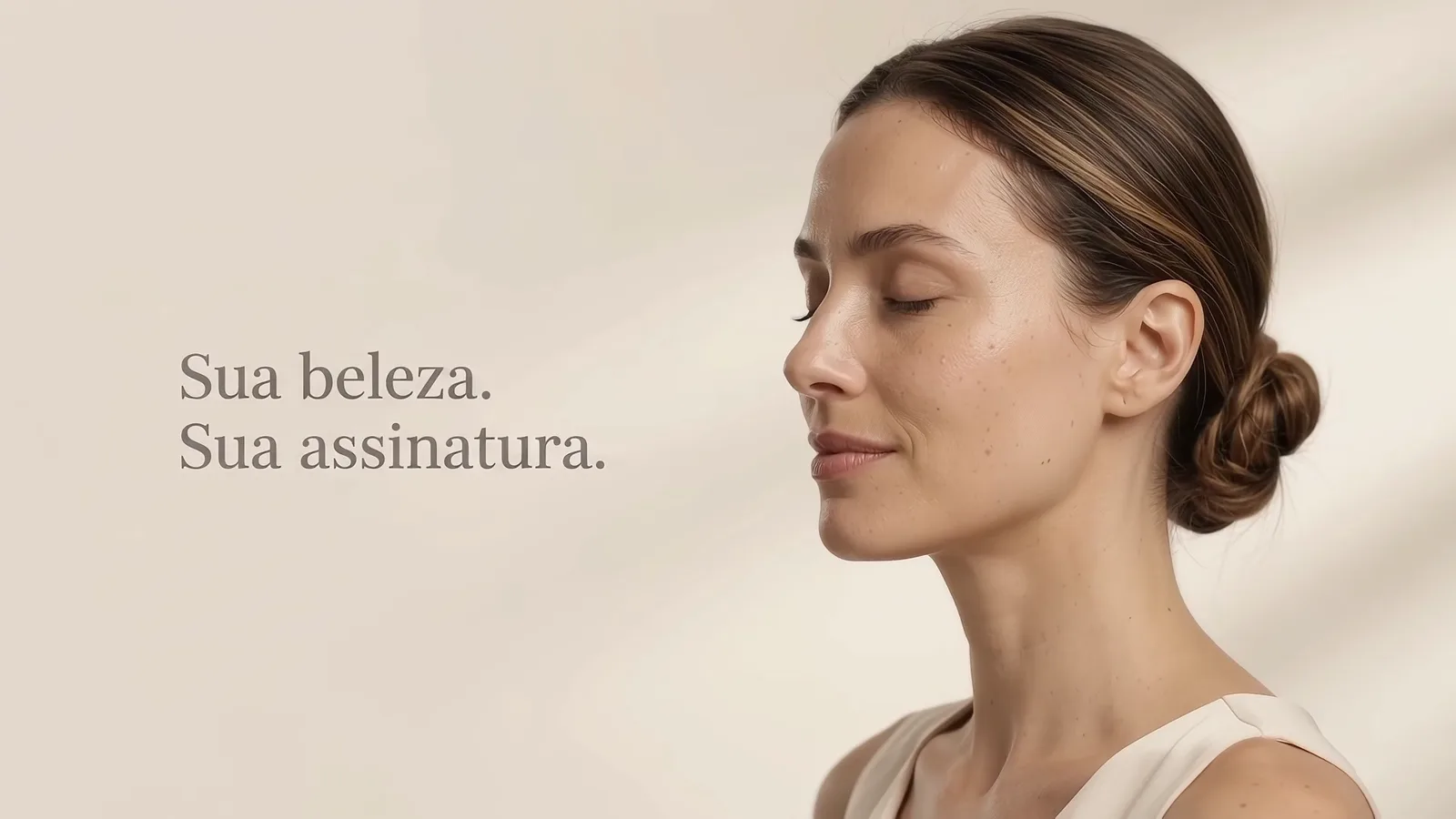 Demonstração AURA: beleza natural e cuidado individual